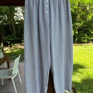 Striped Wide Leg Pants